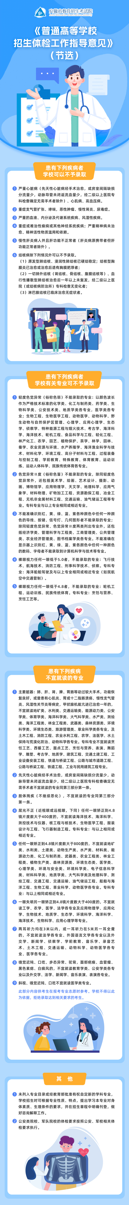 填報(bào)志愿前必看！教你一圖看懂高考體檢結(jié)果