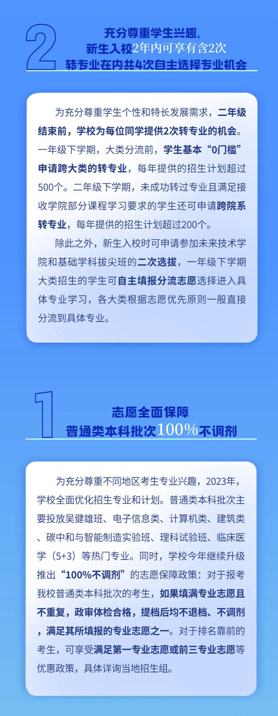 東南大學(xué)2023年本科招生8大亮點(diǎn)