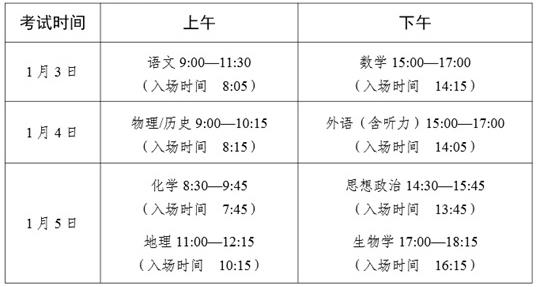 寧夏：2025年高考綜合改革適應(yīng)性演練測試溫馨提示