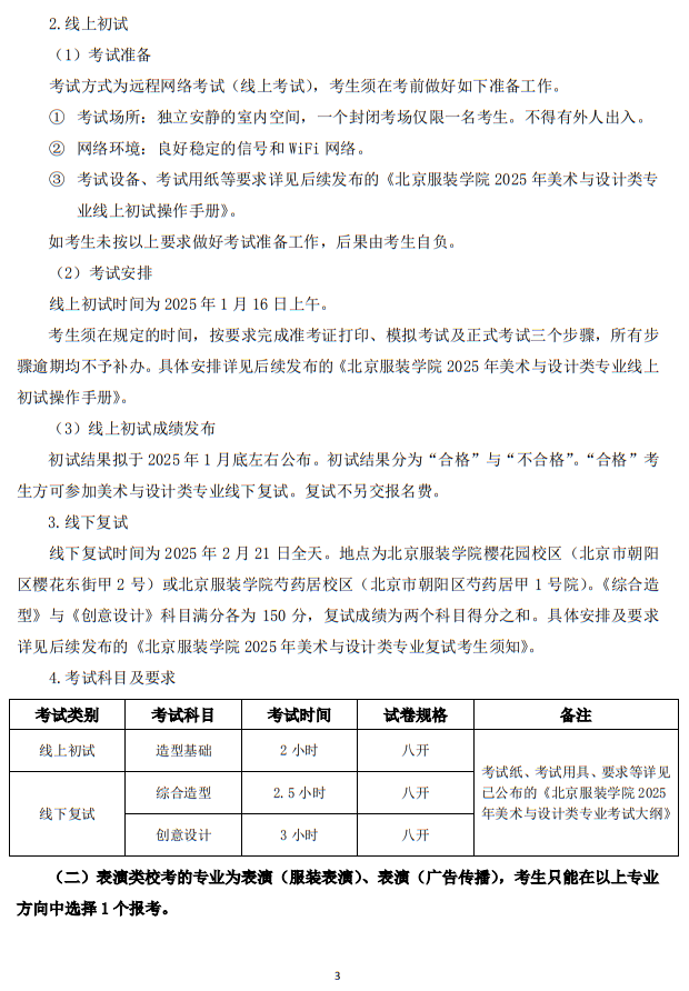 北京服裝學(xué)院2025年藝術(shù)類(lèi)本科專(zhuān)業(yè)招生簡(jiǎn)章