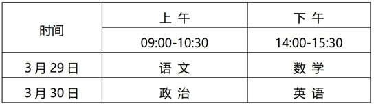 關(guān)于2025年河北省體育單招文化考試相關(guān)安排的公告